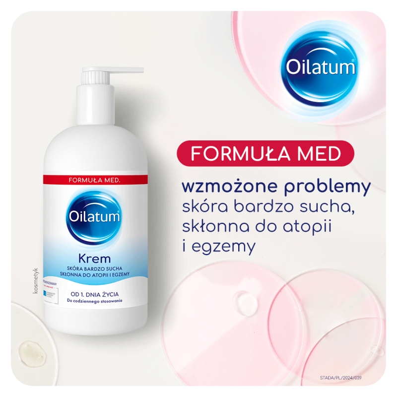 Oilatum Formuła MED , krem do skóry suchej, 300 ml