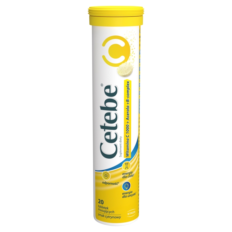 Cetebe 1000 mg, 20 tabletek musujących