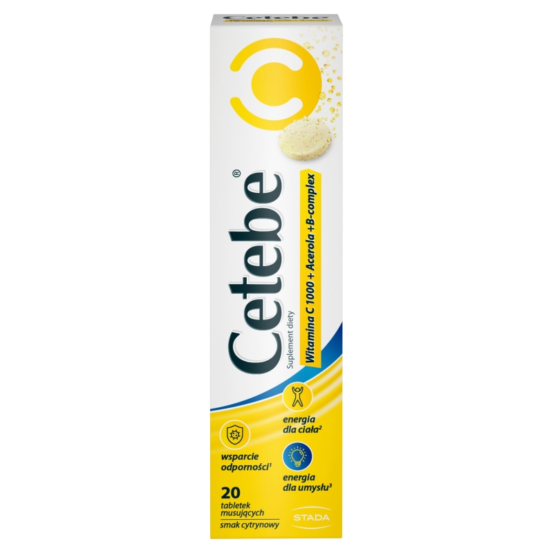 Cetebe 1000 mg, 20 tabletek musujących