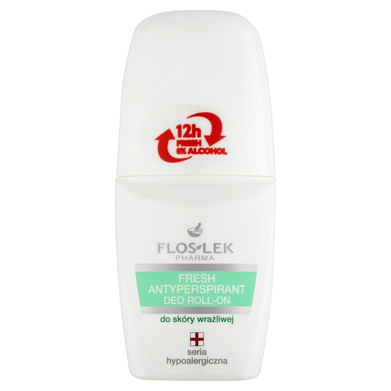 Flos-Lek Sensitive antyperspirant deo roll-on do skóry wrażliwej, 50 ml