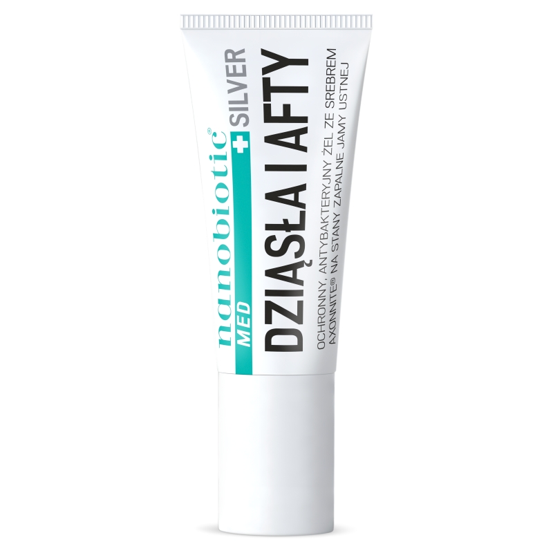 Nanobiotic MED Silver Dziąsła i Afty, żel na stany zapalne jamy ustnej, 15 ml