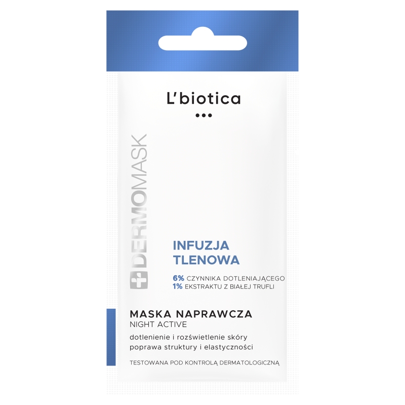 DERMOMASK Night Active, naprawcza maseczka infuzja tlenowa, 12 ml