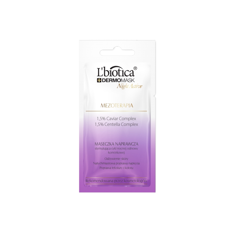DERMOMASK Night Active, naprawcza maseczka mezoterapia, 12 ml