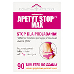 Apetyt Stop Max tabletki do ssania ze składnikami wspomagającymi odchudzanie, 90 szt.