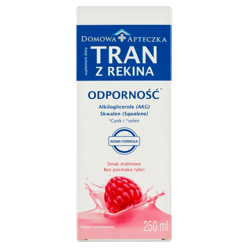 Domowa Apteczka, Tran z rekina o smaku malinowym 250ml