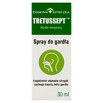 Tretussept spray łagodzący objawy suchego kaszlu, chrypki i bólu gardła, 30 ml