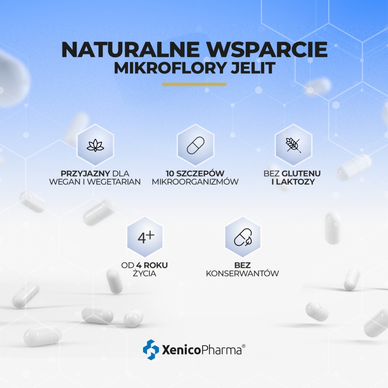 ProbiotiX+ 10 Ibs, 60 kapsułek