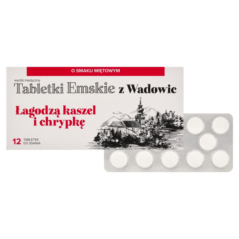 Tabletki Emskie Z Wadowic, 12 tabletek
