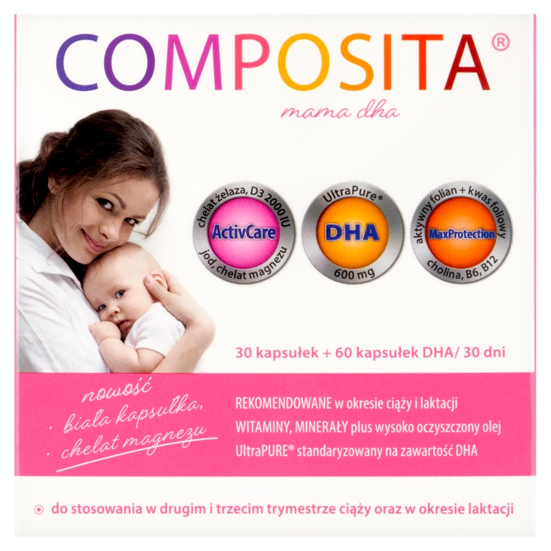 Composita Mama DHA, 90 kapsułek