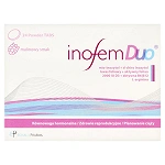 INOFEM Duo tabletki ze składnikami pomagającymi utrzymać równowagę hormonalną u kobiet, 24 szt.