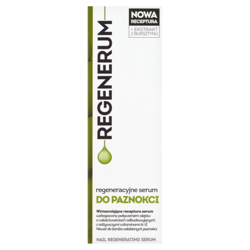 Regenerum regeneracyjne serum do paznokci,  z pędzelkiem tuba, 5 ml