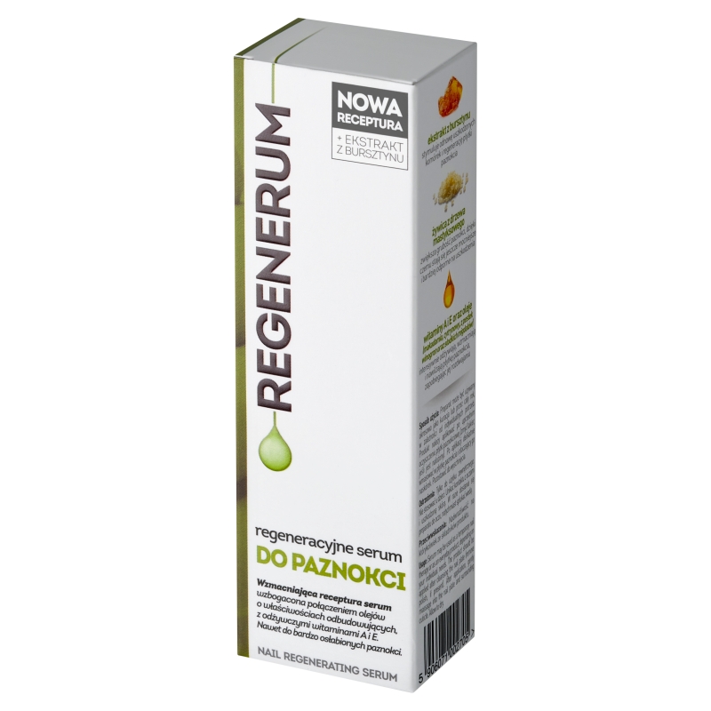 Regenerum regeneracyjne serum do paznokci,  z pędzelkiem tuba, 5 ml