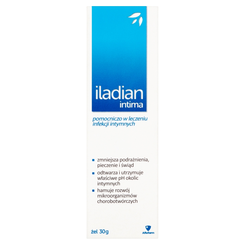 Iladian intima, żel do leczenia infekcji intymnych oraz w utrzymania odpowiedniego pH, tuba 30 g