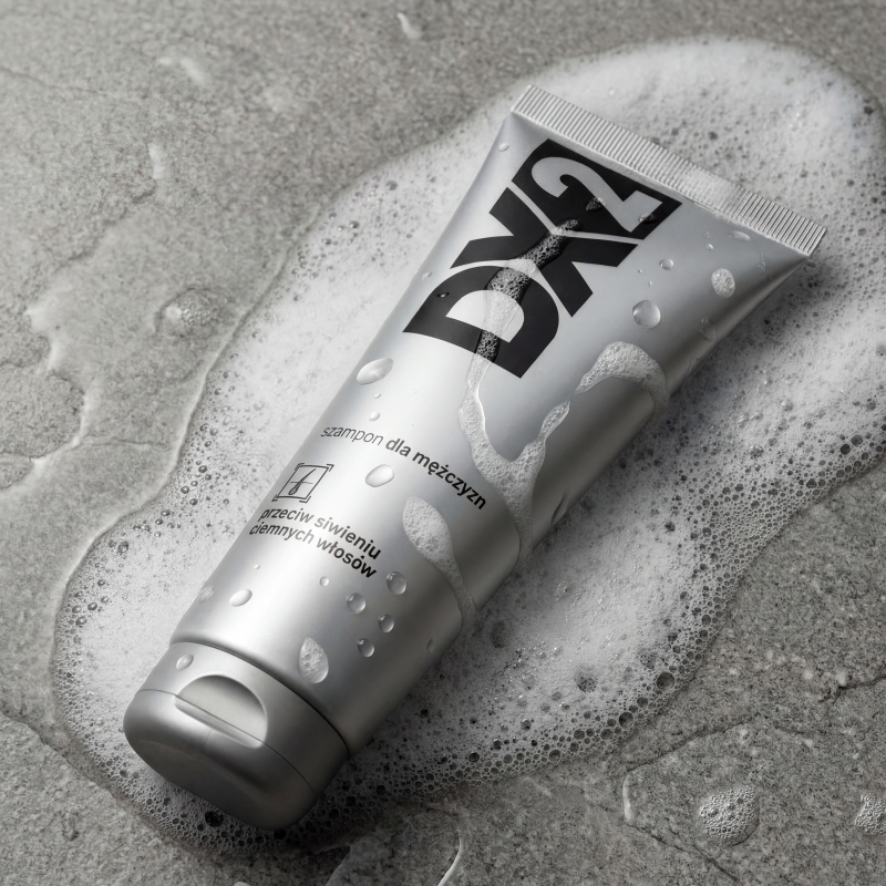 DX2 Szampon przeciw siwieniu włosów, szampon dla mężczyzn o ciemnych włosach, 150 ml