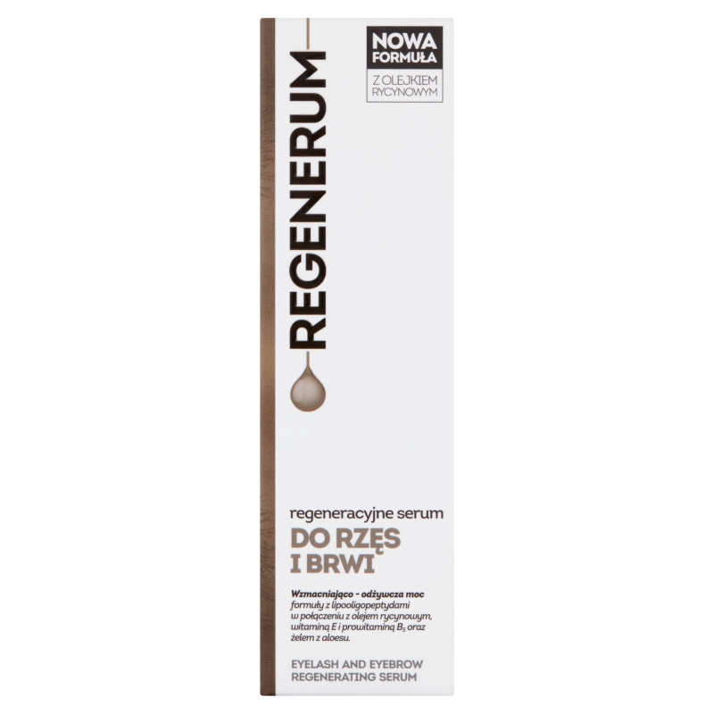 Regenerum regeneracyjne serum do rzęs i brwi,  w formie eyelinera i szczoteczki, 4 ml +7 ml