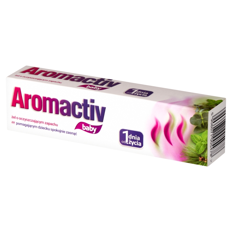 Aromactiv baby, żel ułatwiający oddychanie łagodzący katar i gorączkę od 1 dnia życia, tuba 20 g