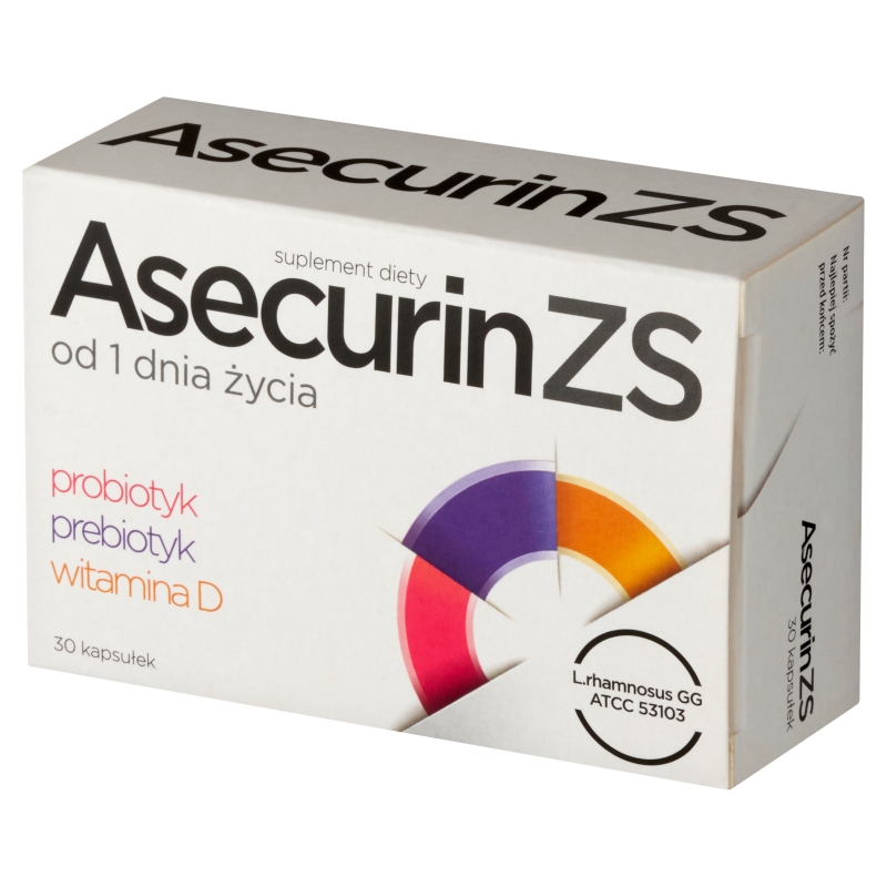 Asecurin ZS, tabletki ze składnikami wspierającymi prawidłowe funkcjonowanie organizmu, 30 szt.