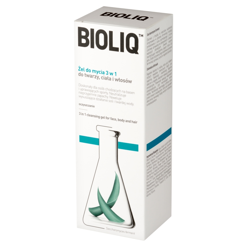Bioliq Clean, żel do mycia 3w1 do twarzy, ciała i włosów,  180 ml