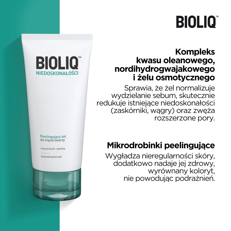 Bioliq Specialist, żel peelingujący do mycia twarzy, 125 ml