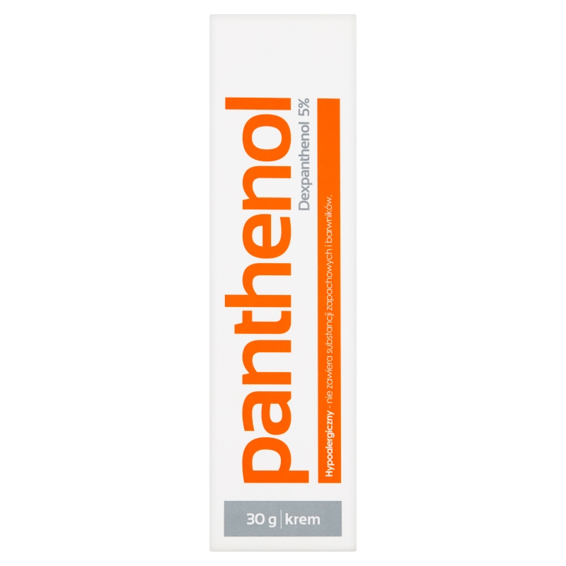 Panthenol 5%, łagodzący krem na skórę, 30 g