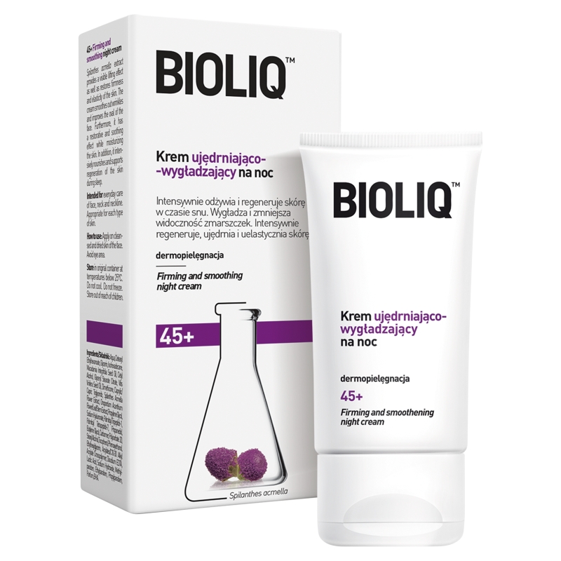 Bioliq 45+, krem ujędrniająco wygładzający na noc , 50 ml