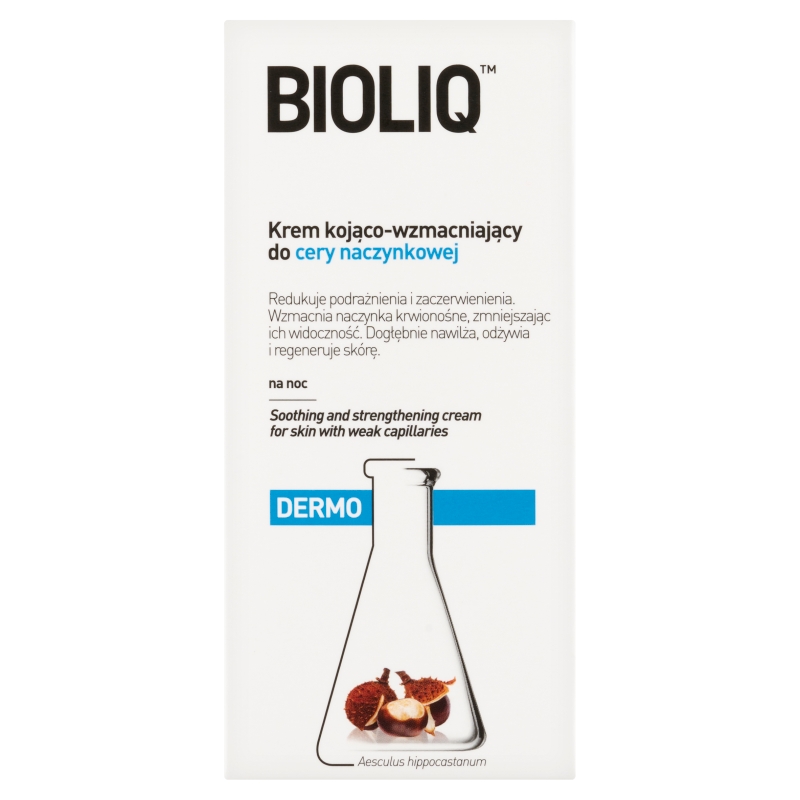 Bioliq Dermo, krem kojąco wzmacniający do cery naczynkowej, 50 ml