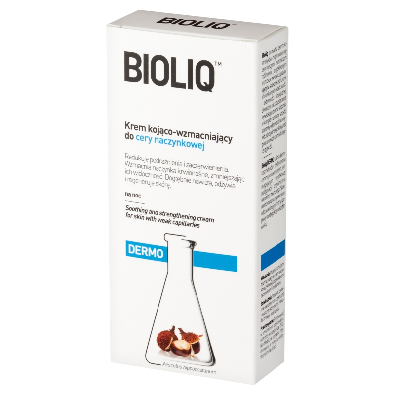 Bioliq Dermo, krem kojąco wzmacniający do cery naczynkowej, 50 ml