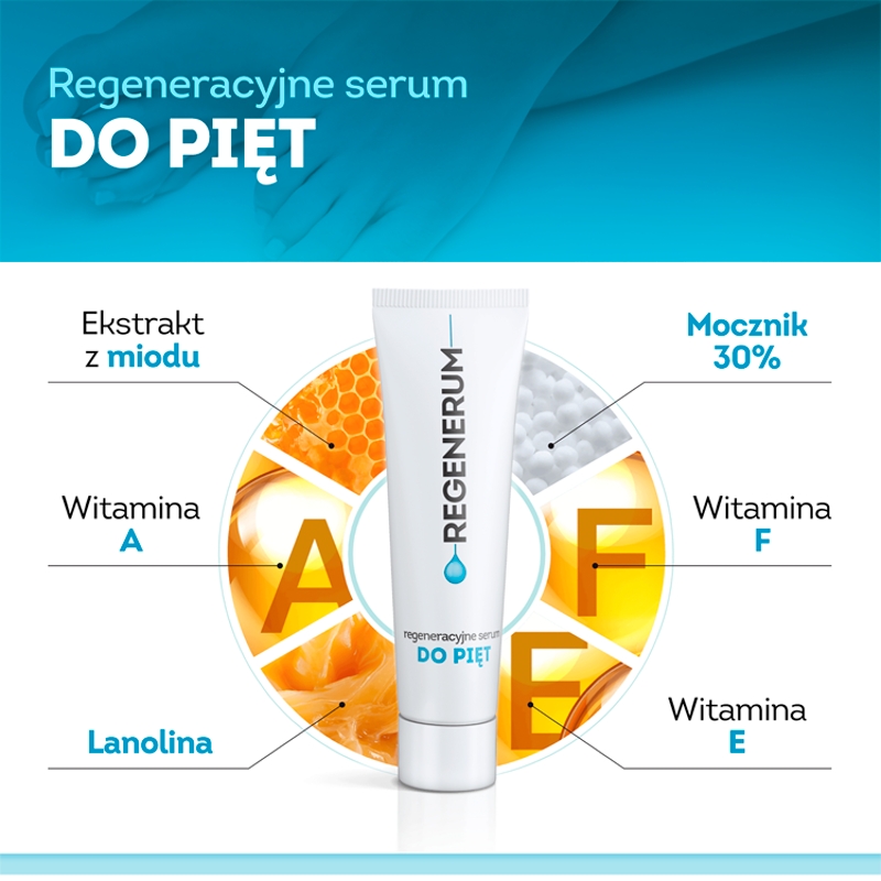 Regenerum serum regeneracyjne do pięt , do suchej i popękanej skóry, tuba 30 g