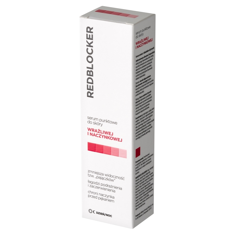 RedBlocker , serum punktowe do pielęgnacji skóry naczynkowej, 30 ml