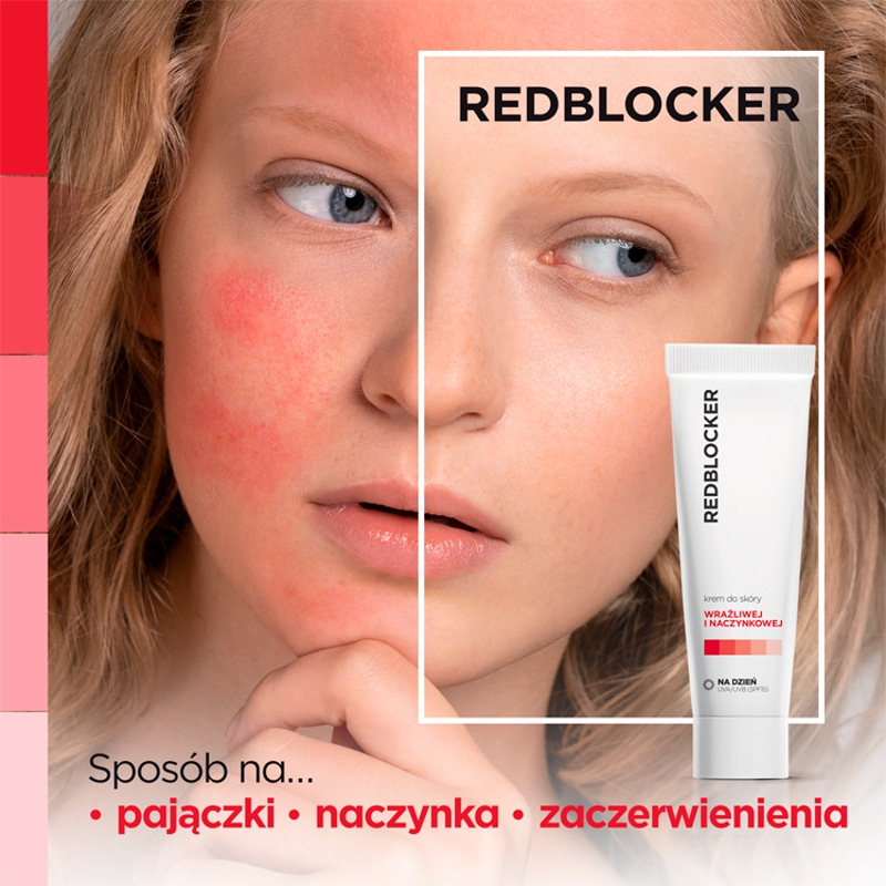 RedBlocker, krem na dzień dla skóry naczynkowej, 50 ml
