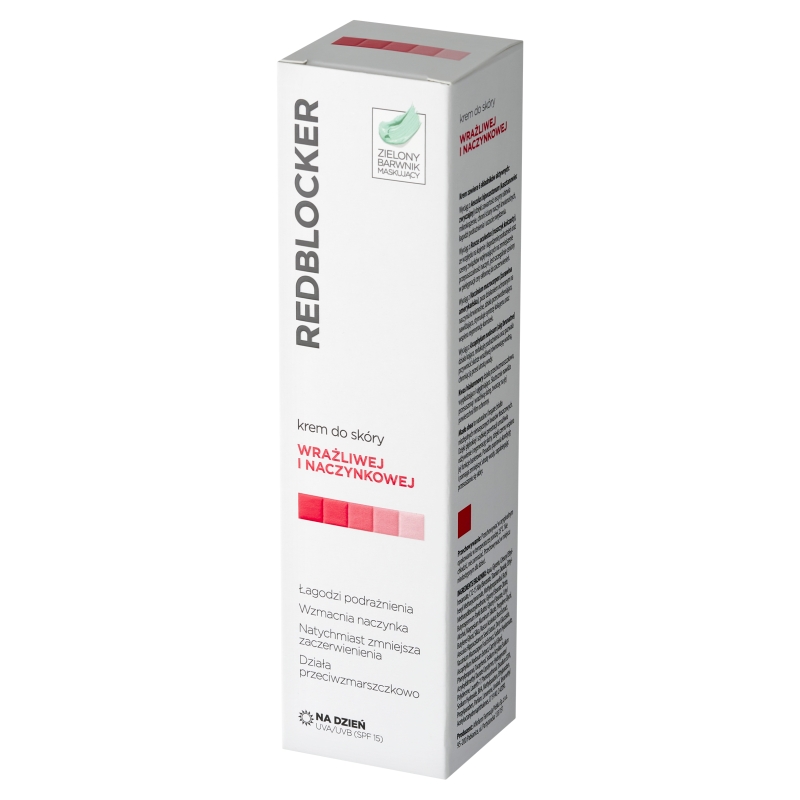 RedBlocker, krem na dzień dla skóry naczynkowej, 50 ml