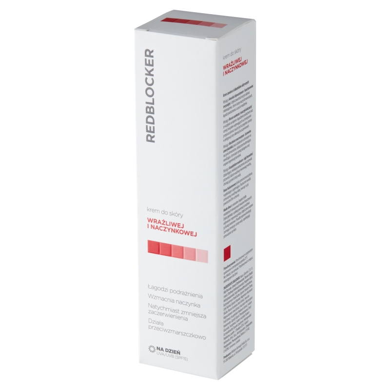 RedBlocker, krem na dzień dla skóry naczynkowej, 50 ml