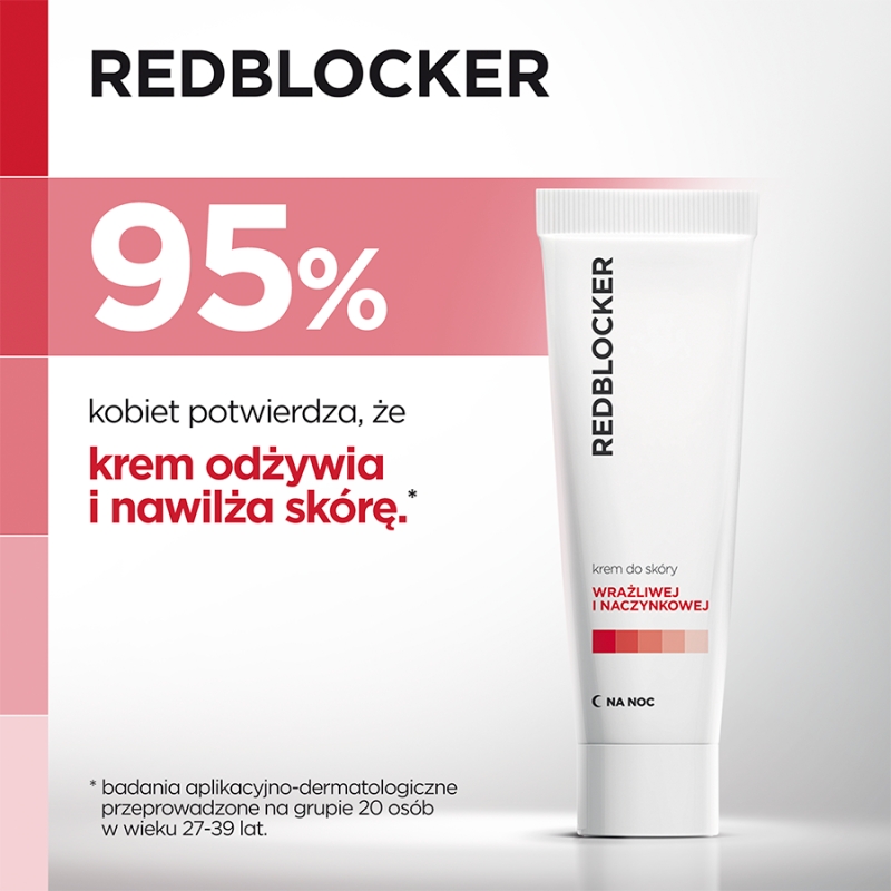 RedBlocker, krem na noc do skóry wrażliwej i naczynkowej, 50 ml