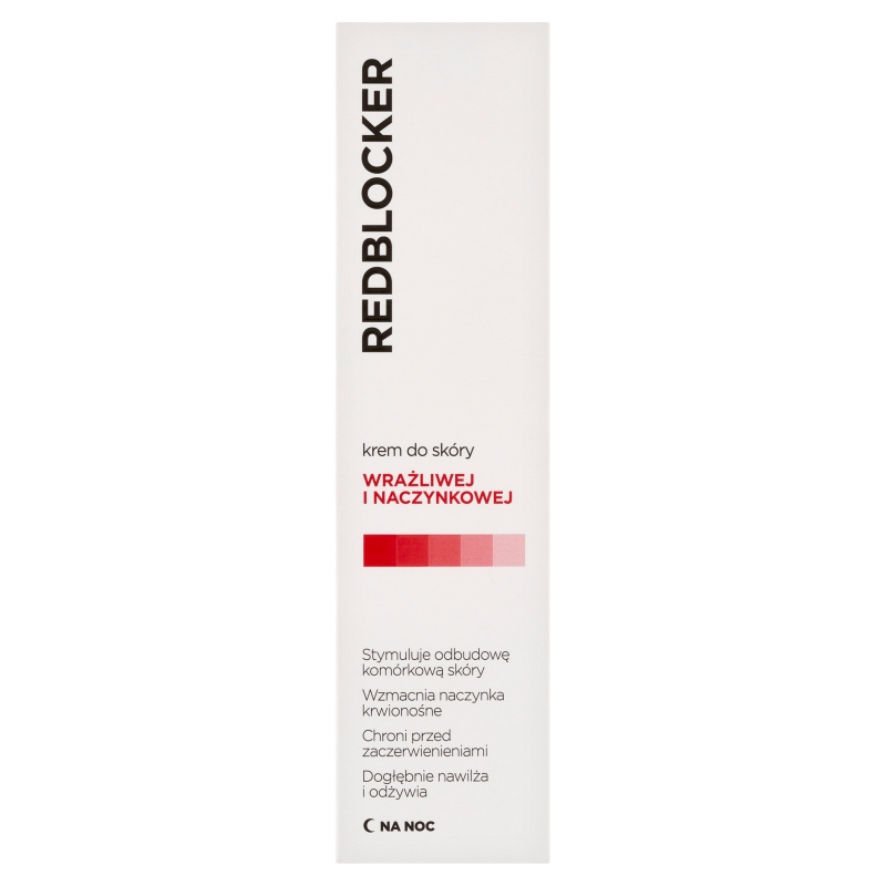 RedBlocker, krem na noc do skóry wrażliwej i naczynkowej, 50 ml