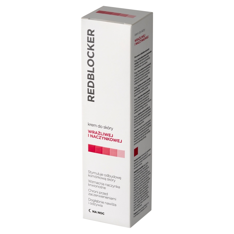 RedBlocker, krem na noc do skóry wrażliwej i naczynkowej, 50 ml