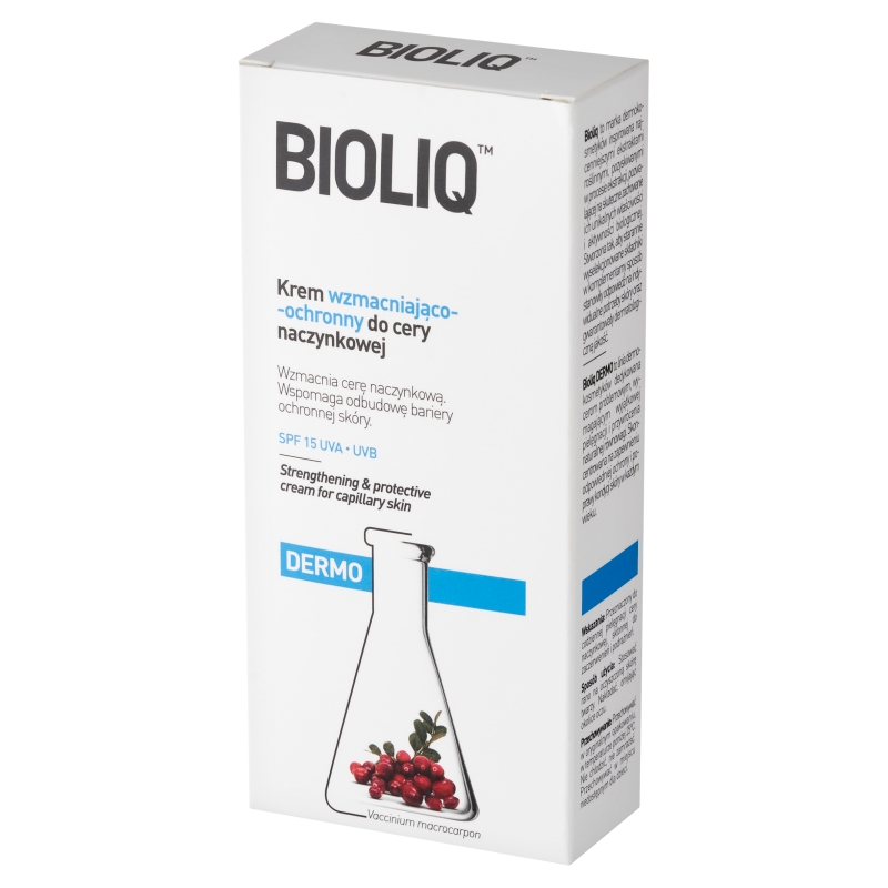 Bioliq Dermo, krem wzmacniająco - ochronny do cery naczynkowej, 30 ml