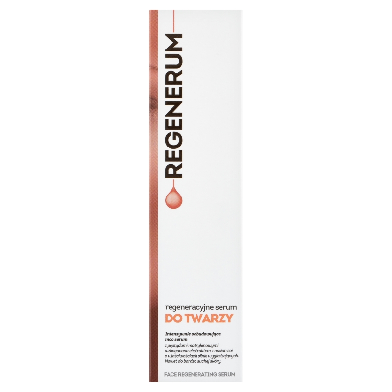 Regenerum regeneracyjne serum do twarzy, nawet do bardzo suchej i wrażliwej skóry twarzy, 50 ml