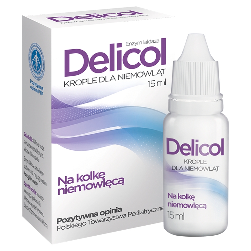 Delicol, krople na kolkę niemowlęcą, 15 ml
