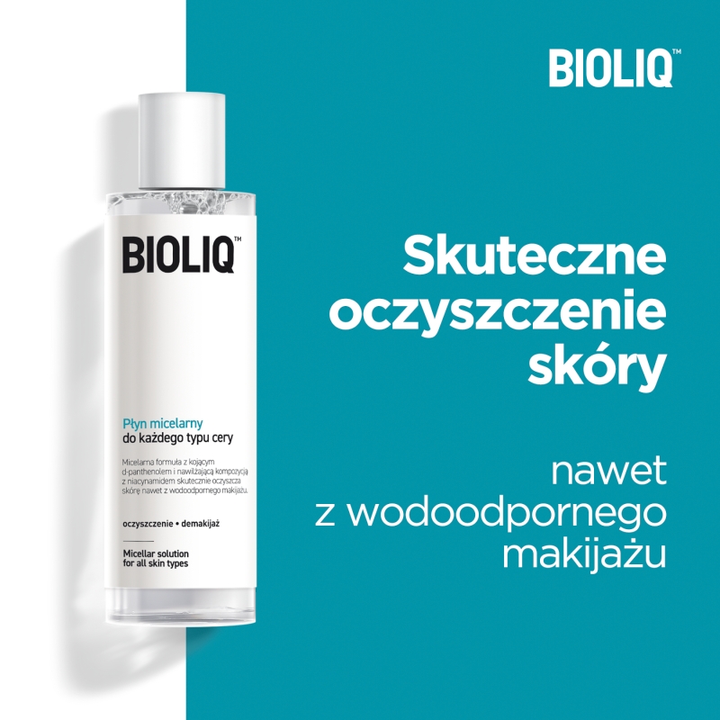 Bioliq Clean, płyn micelarny do oczyszczania twarzy, 200 ml