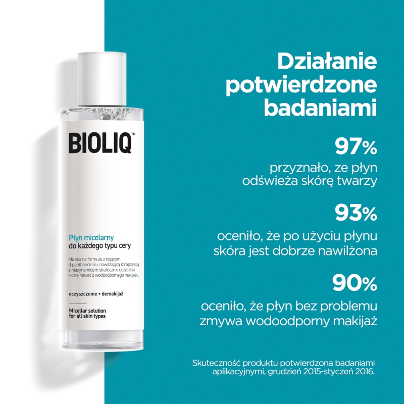 Bioliq Clean, płyn micelarny do oczyszczania twarzy, 200 ml