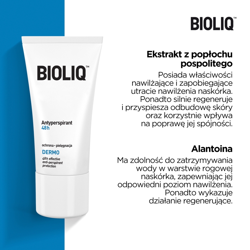 Bioliq Dermo, antyperspirant 48 h, 50 ml