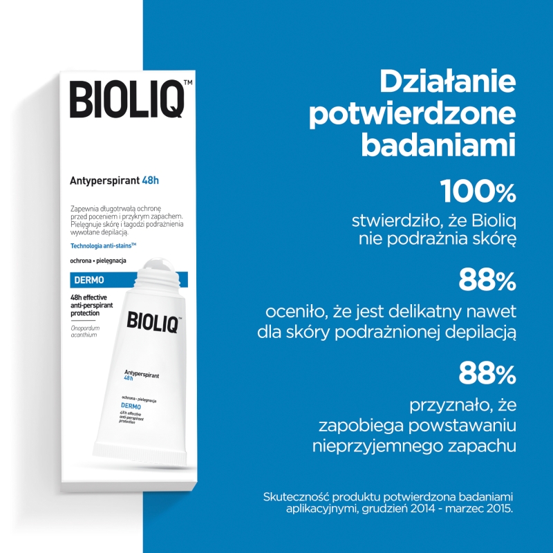 Bioliq Dermo, antyperspirant 48 h, 50 ml