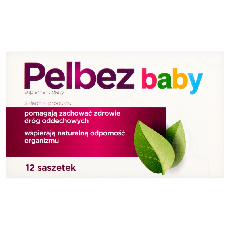 PelBez Baby proszek ze składnikami wspierającymi odporność i zdrowie dróg oddechowych, 12 sasz.