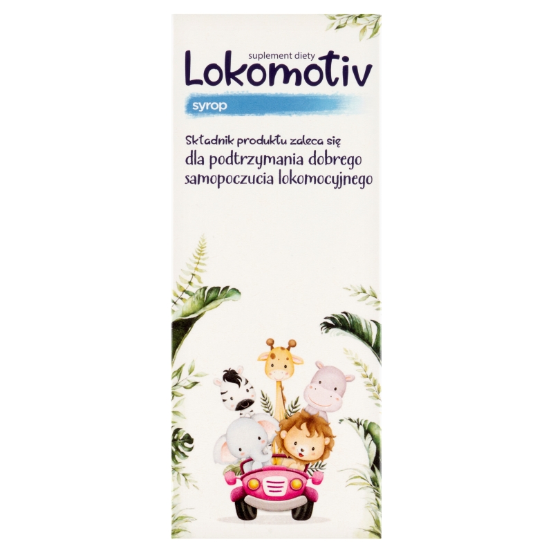 Lokomotiv, syrop ze składnikami wspomagającymi w chorobie lokomocyjnej, butelka 130 ml