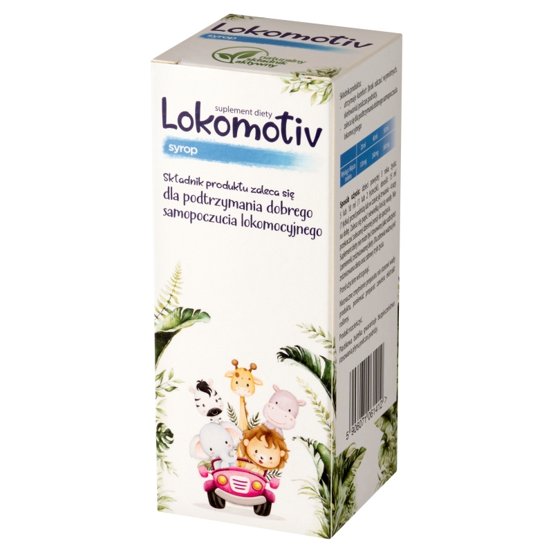 Lokomotiv, syrop ze składnikami wspomagającymi w chorobie lokomocyjnej, butelka 130 ml