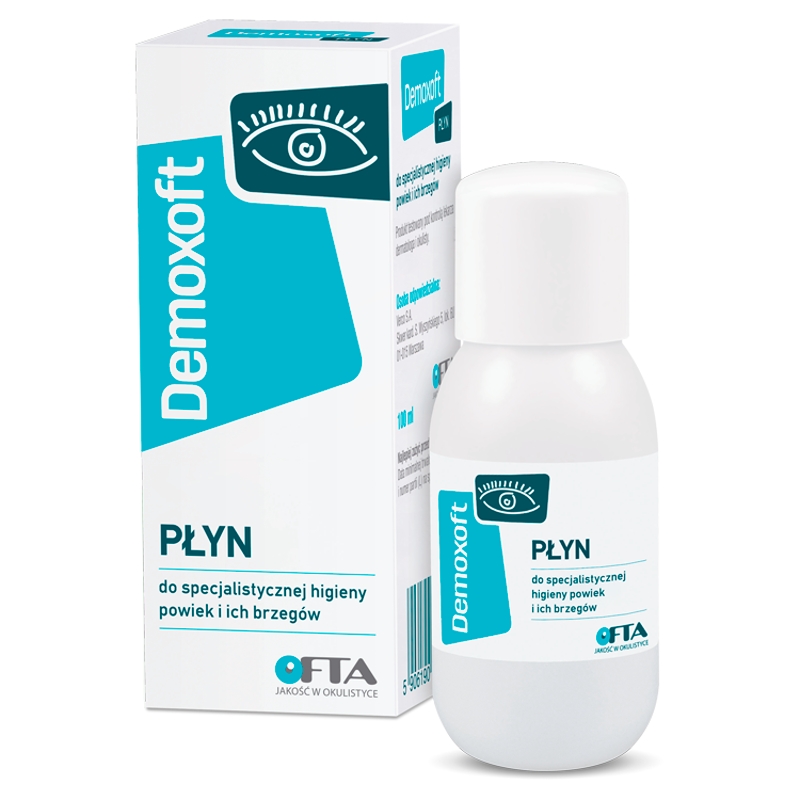 Demoxoft, płyn do higieny powiek, 100 ml