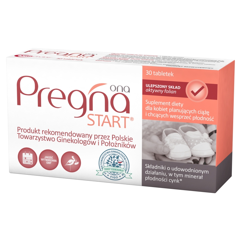 Pregna Start, tabletki dla kobiet planujących ciążę, 30 szt.