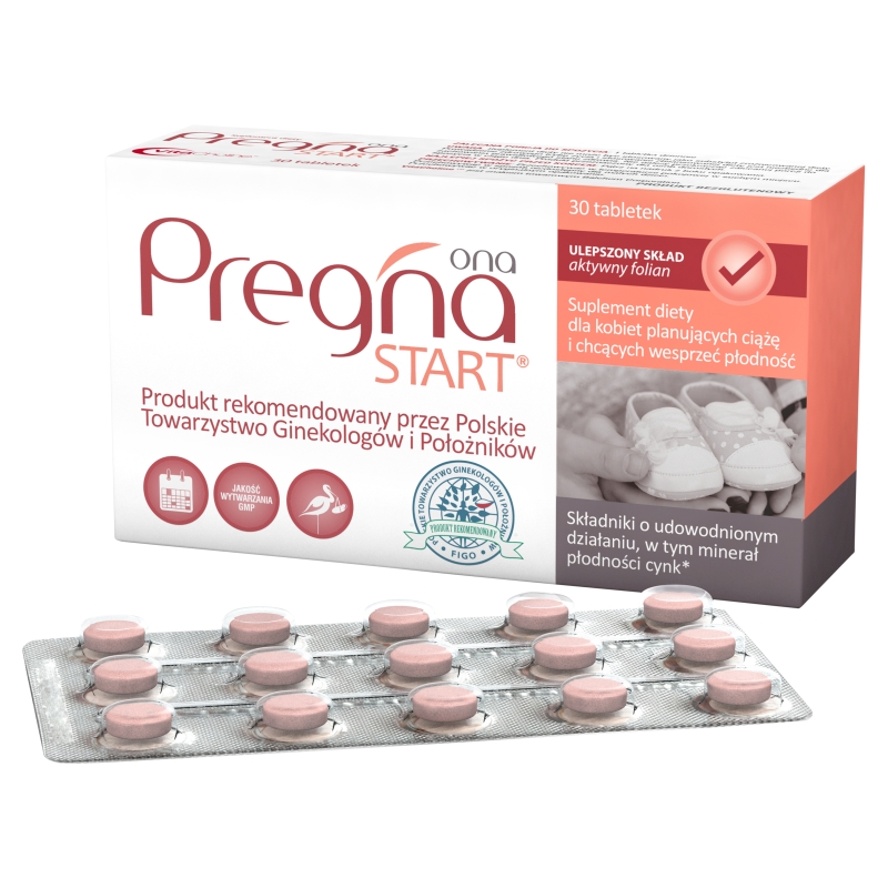 Pregna Start, tabletki dla kobiet planujących ciążę, 30 szt.