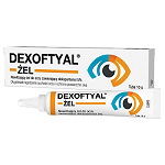 DEXOFTYAL nawilżający żel do oczu zawierający dekspantenol 5% 10g