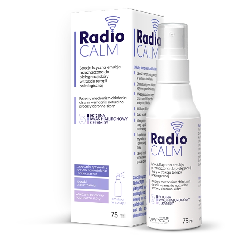 RadioCALM emulsja do pielęgnacji skóry w trakcie terapii onkologicznej, 75 ml